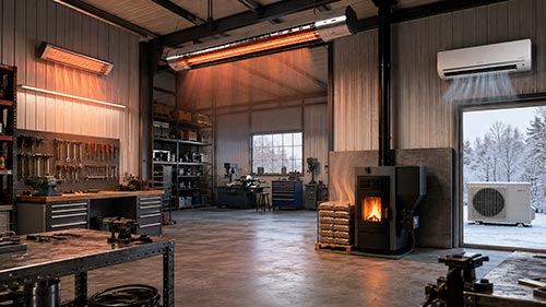Chauffage d&rsquo;atelier et de garage dans le Grand Est : quelle chaudière choisir ?