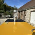 Partie supérieure de la chaudière JB 30–52 kW et sortie de fumées