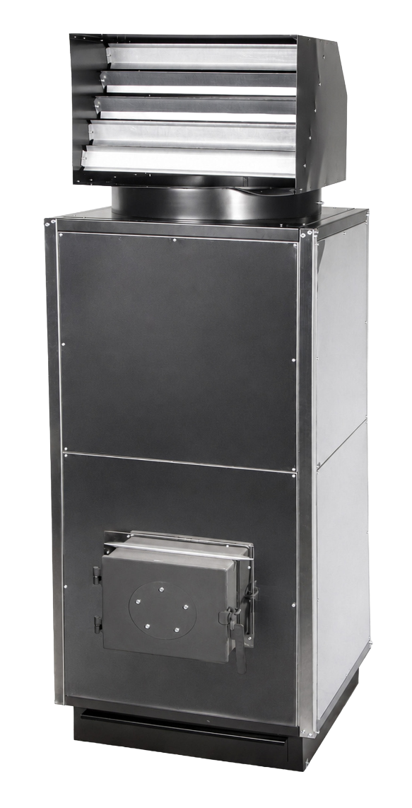 mtm-nps-70-bois Générateur d’air chaud au bois 70 kW MTM NPS 70 avec tête de soufflage orientable